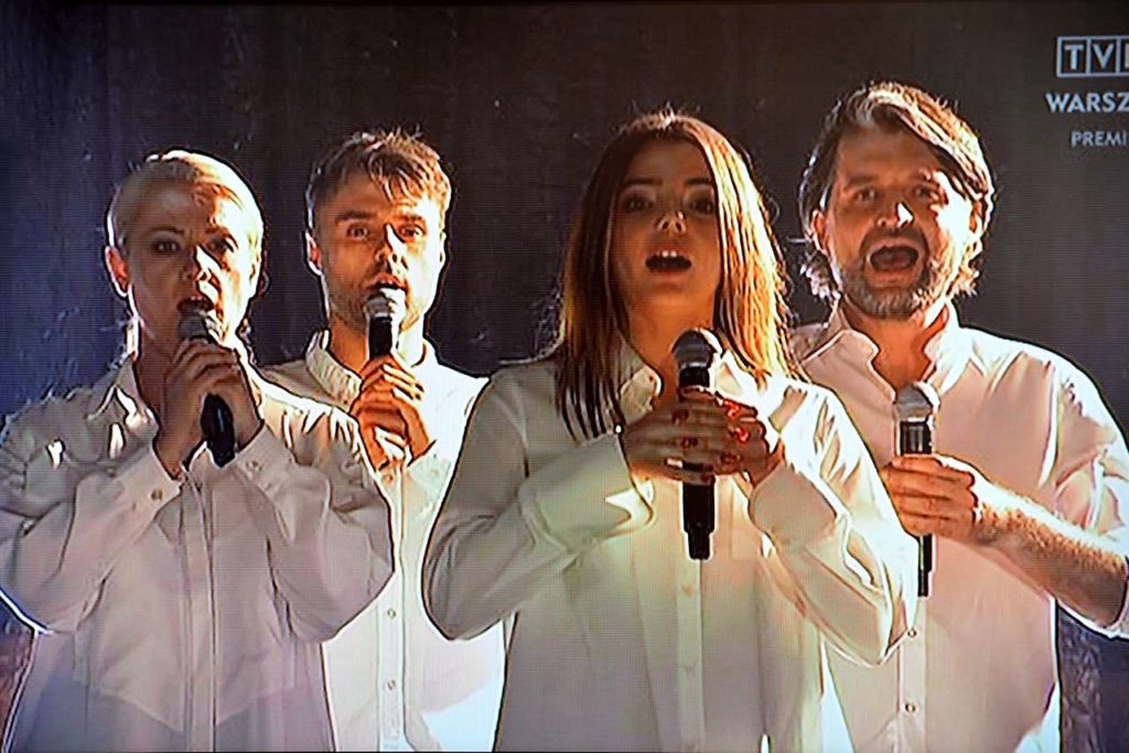 Olga Szomańska, Marcin Januszkiewicz, Katarzyna Ucherska i Marcin Kołaczkowski